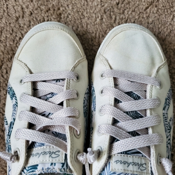 Skechers Madison Ave Tropic Topic Women’s US 9 Memory Foam Slip On Sneaker Beige - Picture 10 of 11